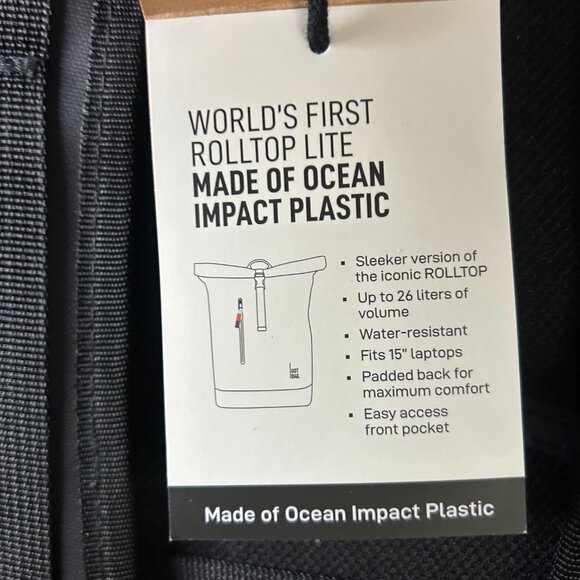 GOT BAG - ROLLTOP 26L Black Backpack - Picture 8 of 8